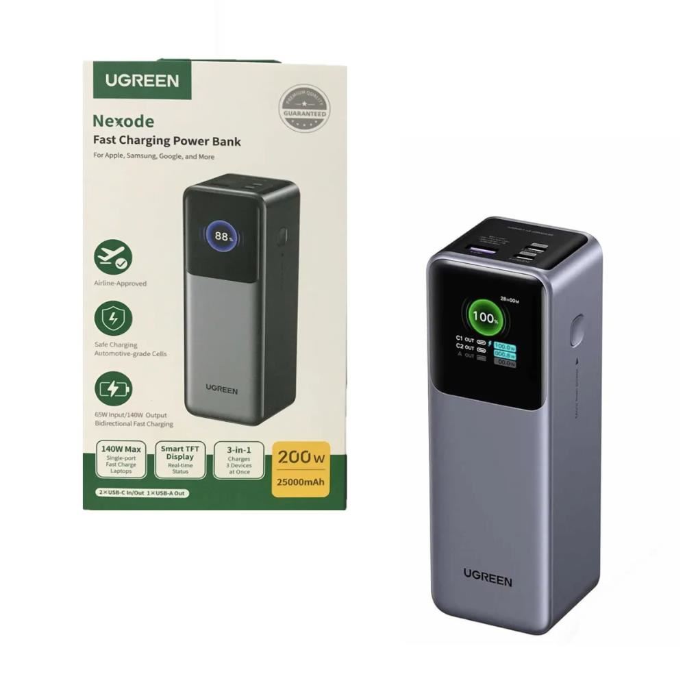 NEXODE POWER BANK 25000 MAH 200W