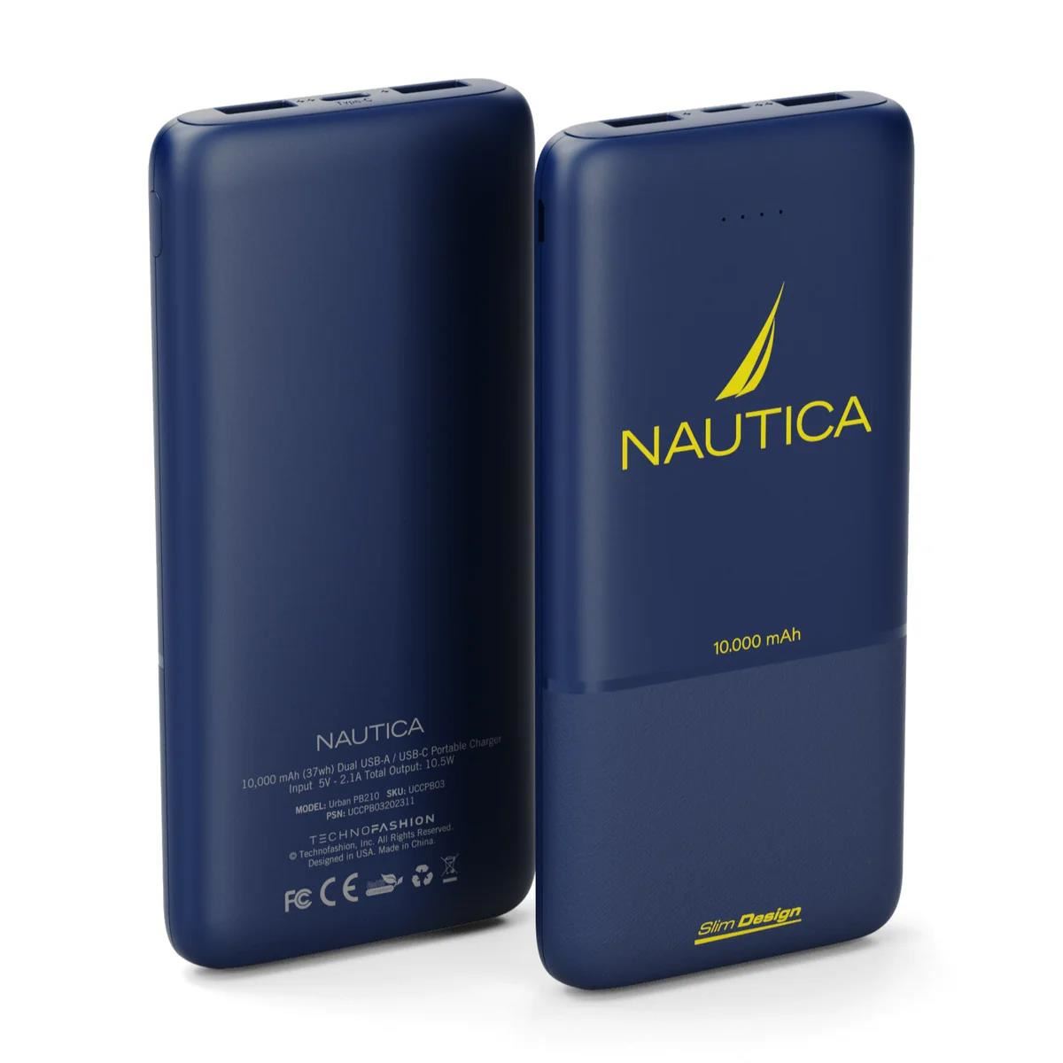 CARGADOR PORTÁTIL NÁUTICA URBAN PB210 NAVY 10 000 MAH