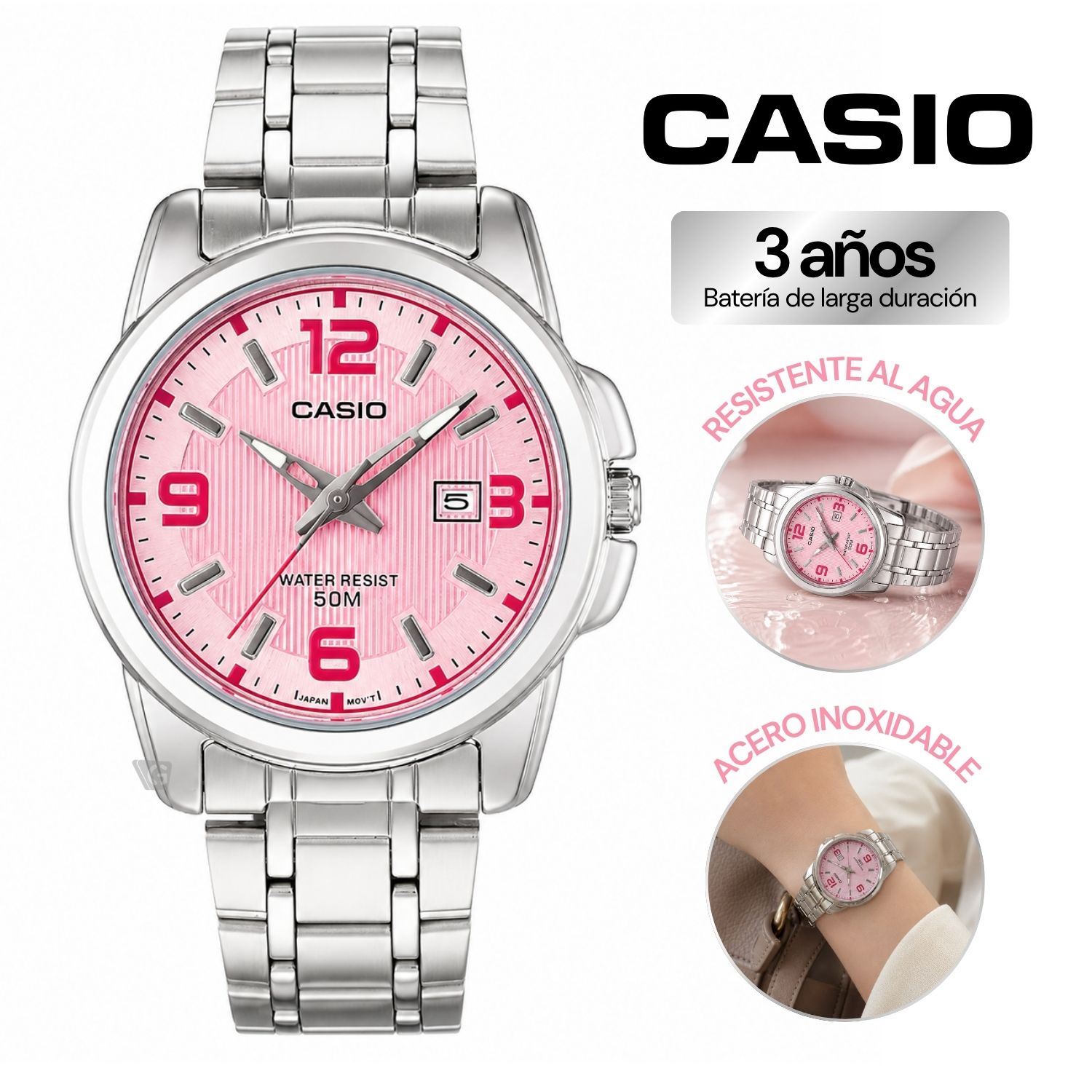 Reloj Casio Para Mujer LTP-1314D-5AV