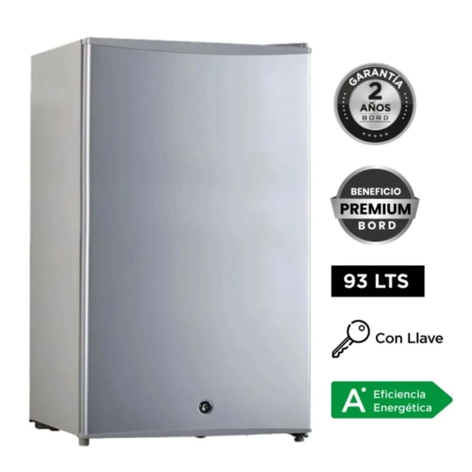 Frigobar BORD MI120S-M 93L - Silver