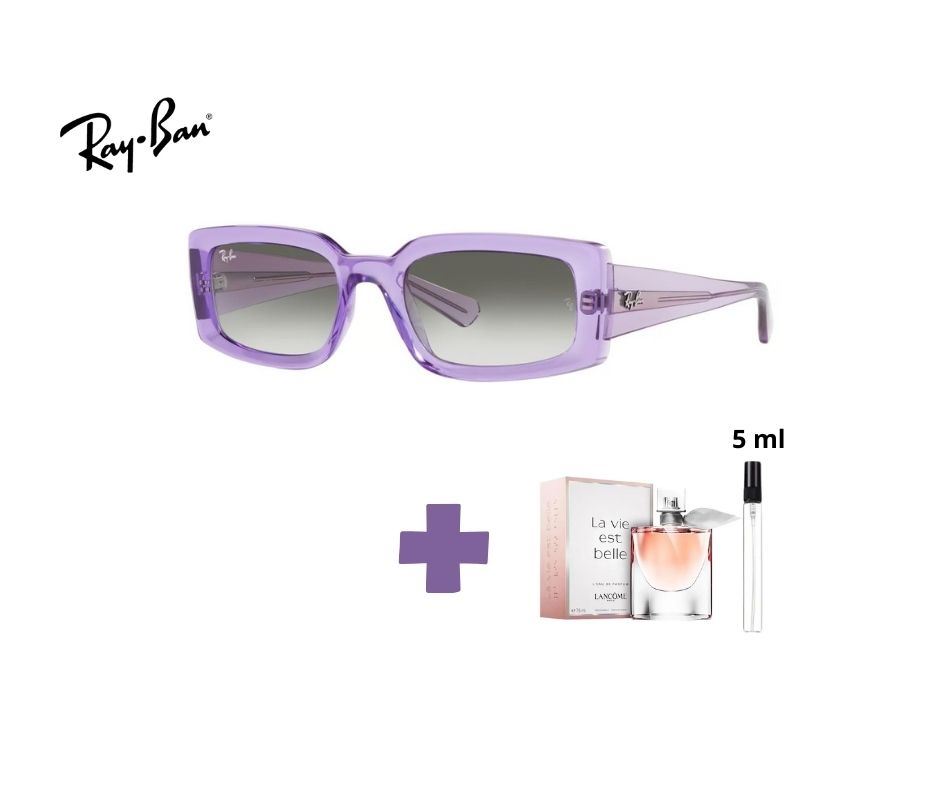 PACK DUO Lentes de sol RayBan Kiliane RB4395 Mora + Decants Perfume La Vie Est Belle Lancôme EDP 5ml