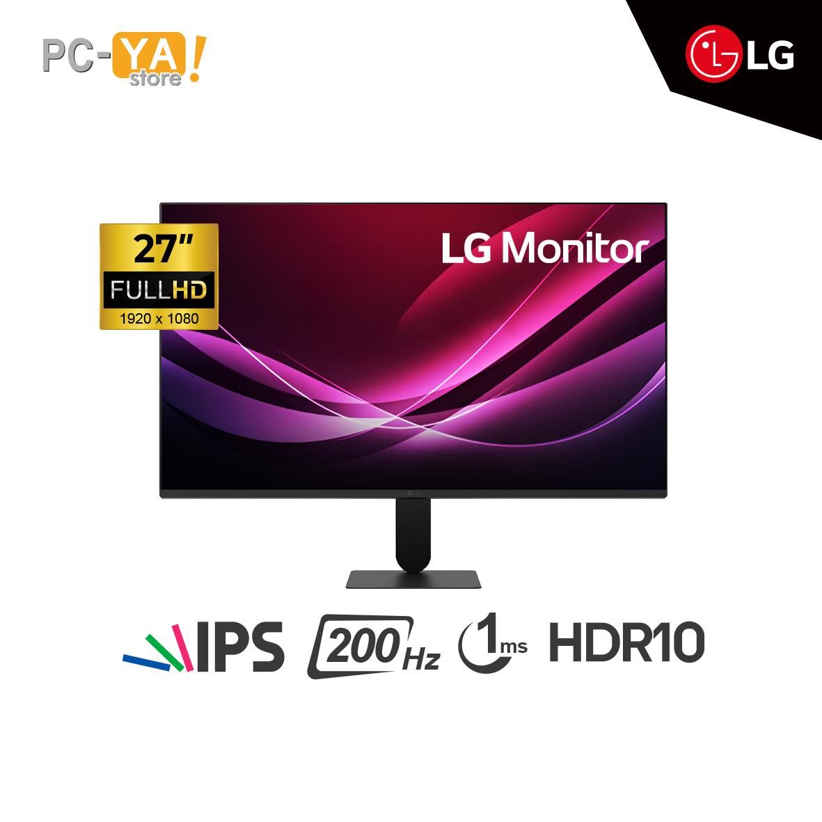 MONITOR LED 27" LG 27U411A-B 1920x1080 HDMI VGA 5MS 120Hz NEGRO