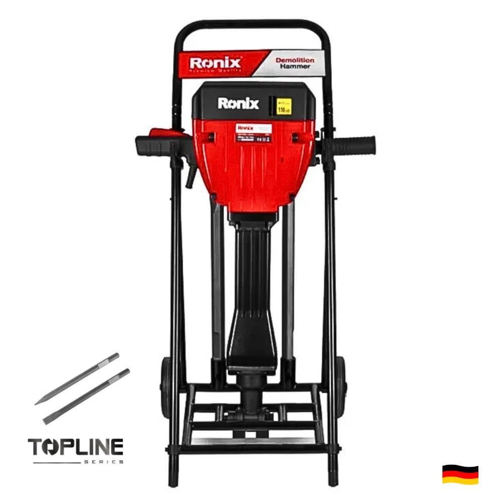 Martillo Demoledor INDUSTRIAL 2200W 30KG 75J RONIX 2830