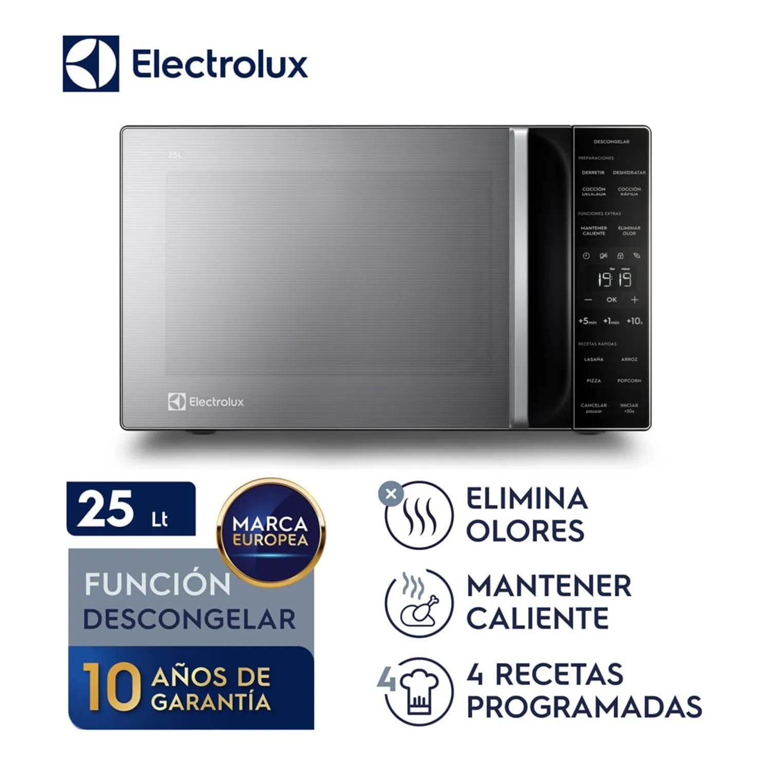 Microondas Freestanding Electrolux 25L EMDY25S2MXM – Gris