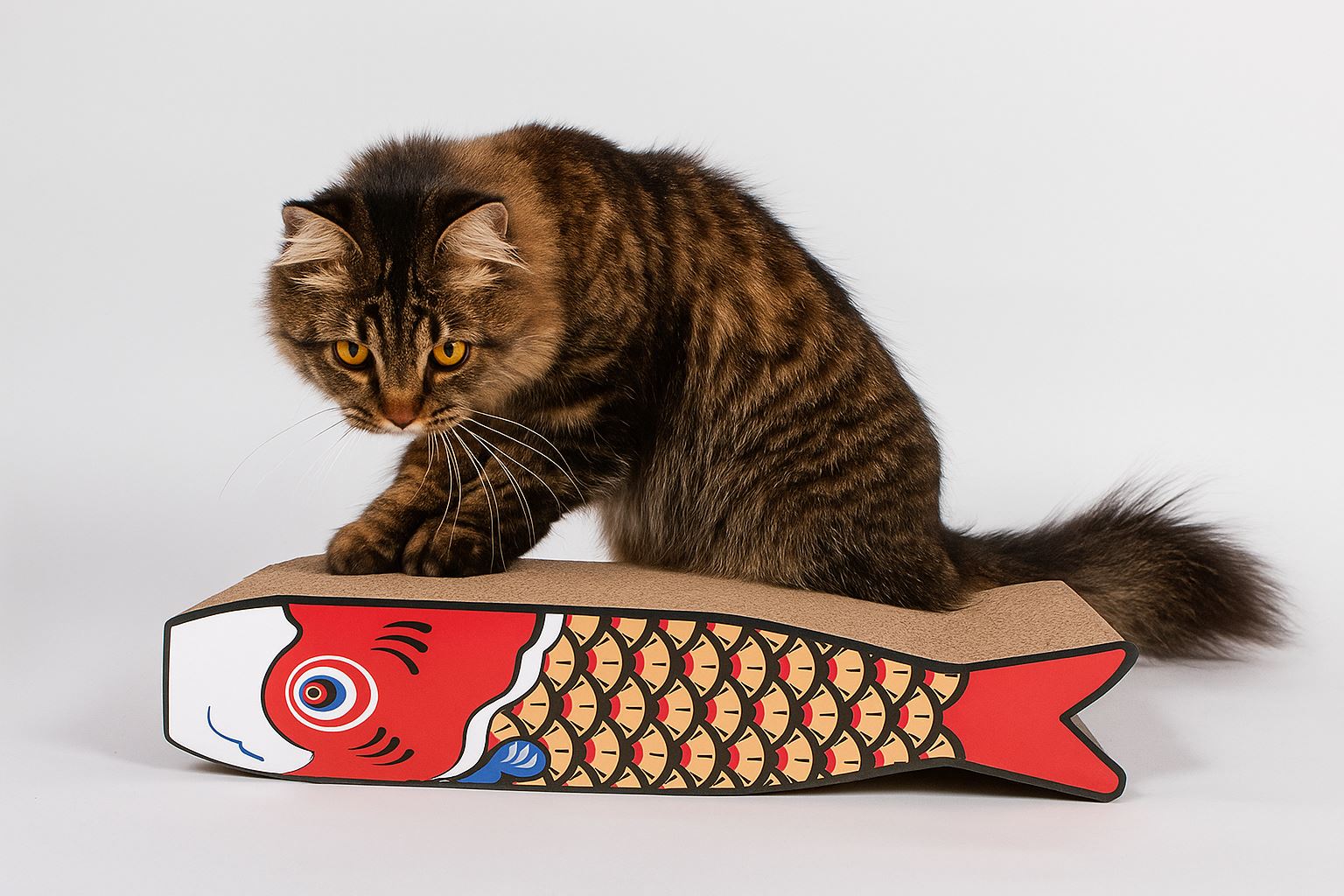RASCADOR PARA GATOS - MODELO PESCADO