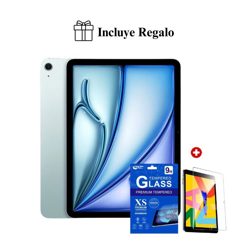 Nuevo iPad Air 11″ Chip M4 128GB 12GB RAM Cámara 12MP Wi-Fi – Blue + Regalo