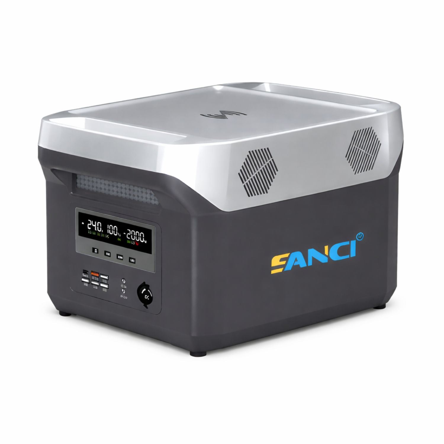 Estación de Energía Portátil 1500W con Salida AC 220V, Batería 1280Wh y Compatible con Panel Solar