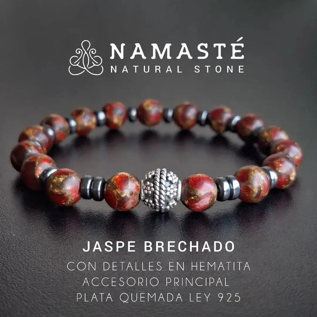 Pulsera Jaspe Brechado