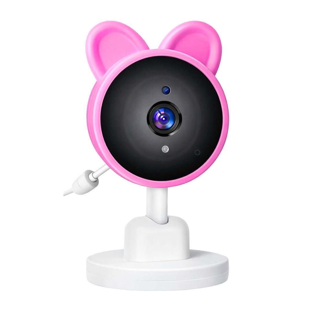 Cámara para Bebé WiFi Full HD con Visión Nocturna Audio Bidireccional y Sensor de Temperatura