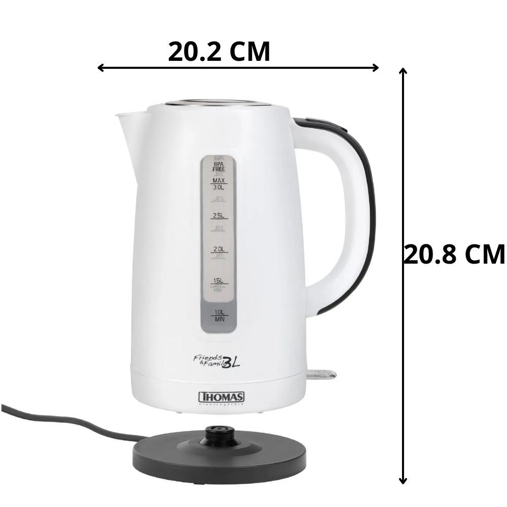 Hervidor Thomas  TH-4351 3 Lt Blanco