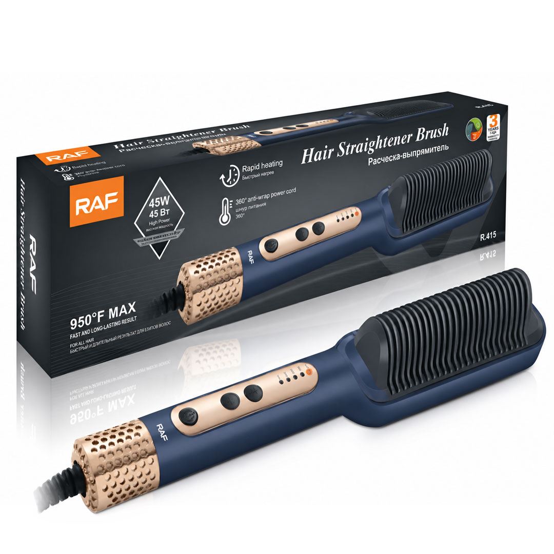 Cepillo Peine Alisador Cabello Material Ceramico