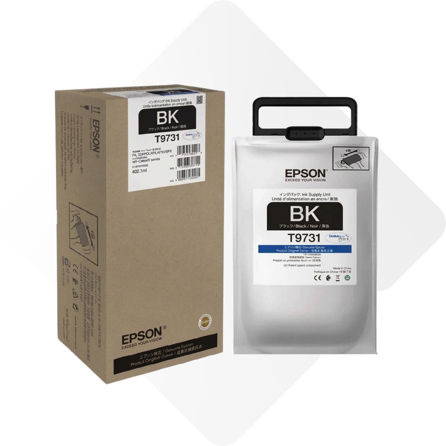 Bolsa de Tinta Negra Epson T973120 Original de Alta Capacidad
