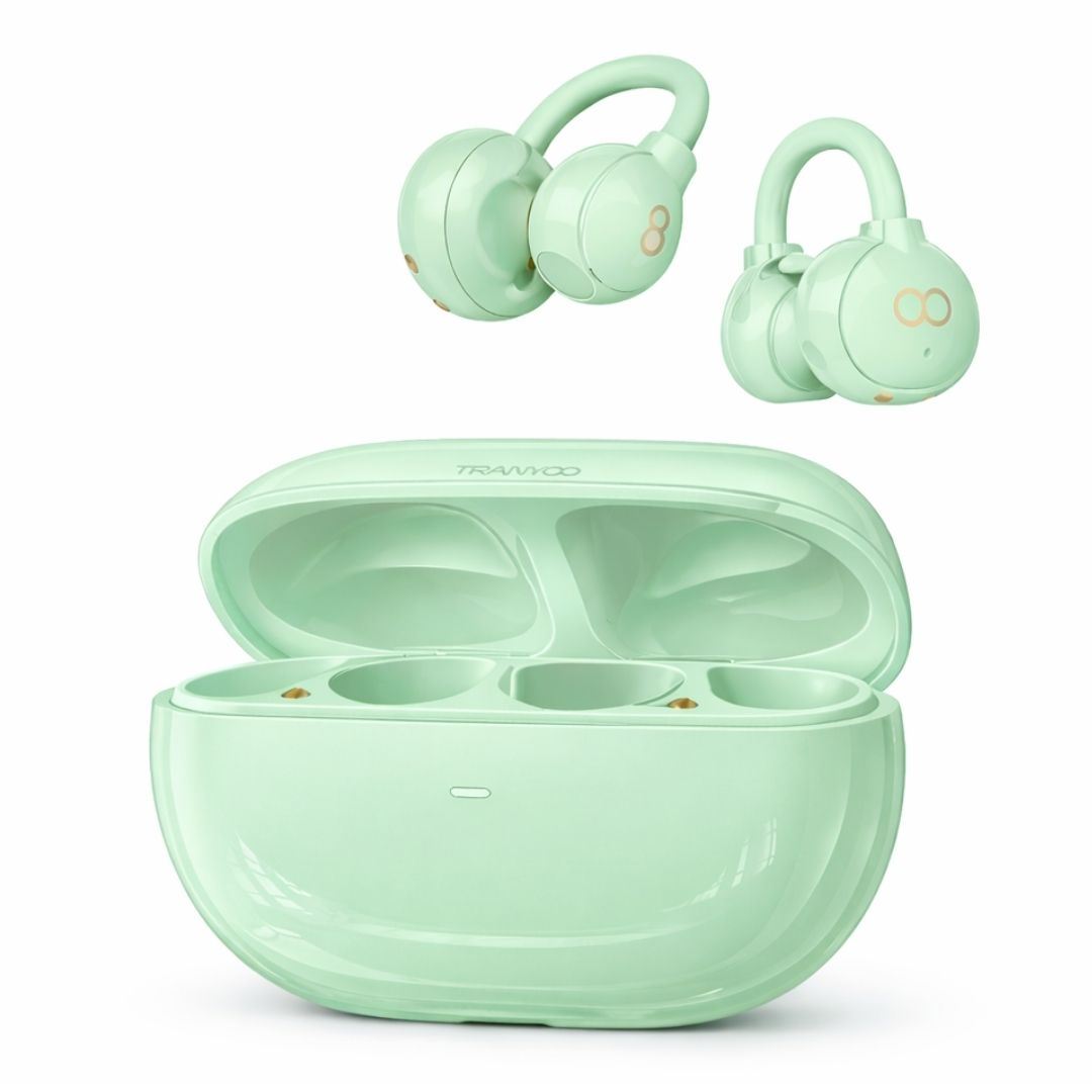 Audífonos Bluetooth Open Ear Tipo Clip Manos Libres con ENC, Sonido Espacial y Bluetooth 5.3