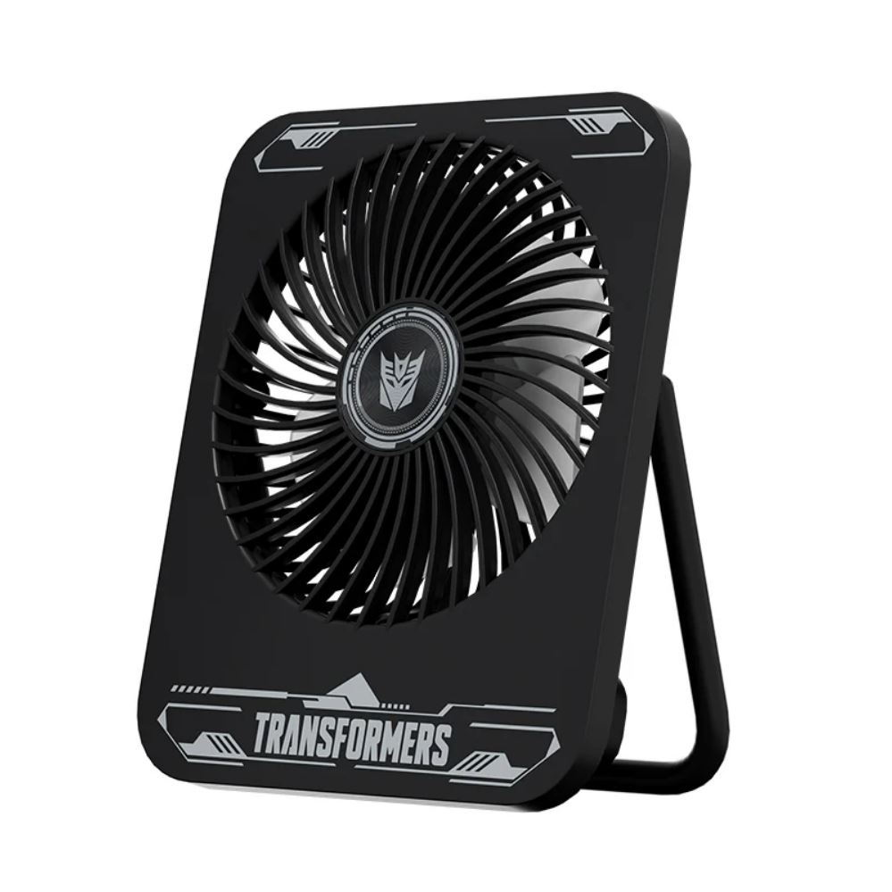 Ventilador portátil recargable con 3 niveles de velocidad TRANSSFORMERS