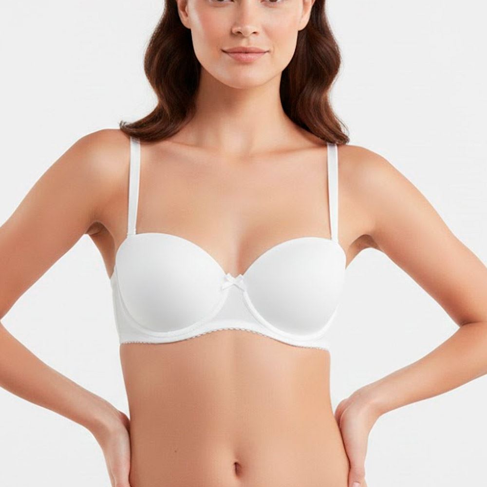 Brasier Peter Pan Strapless Convertible Realce Blanco 5060