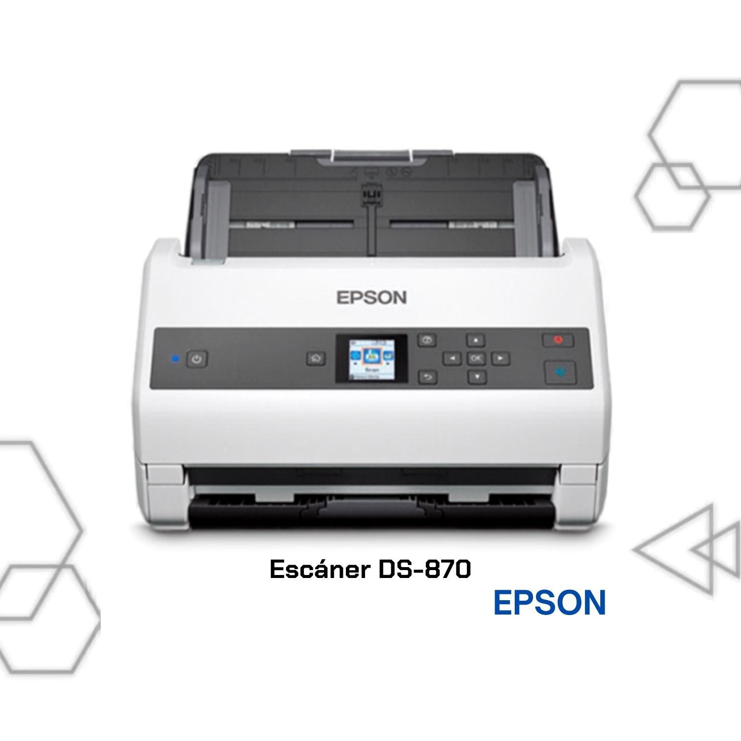 Escáner Epson DS-870 Dúplex 65 ppm ADF 100 hojas