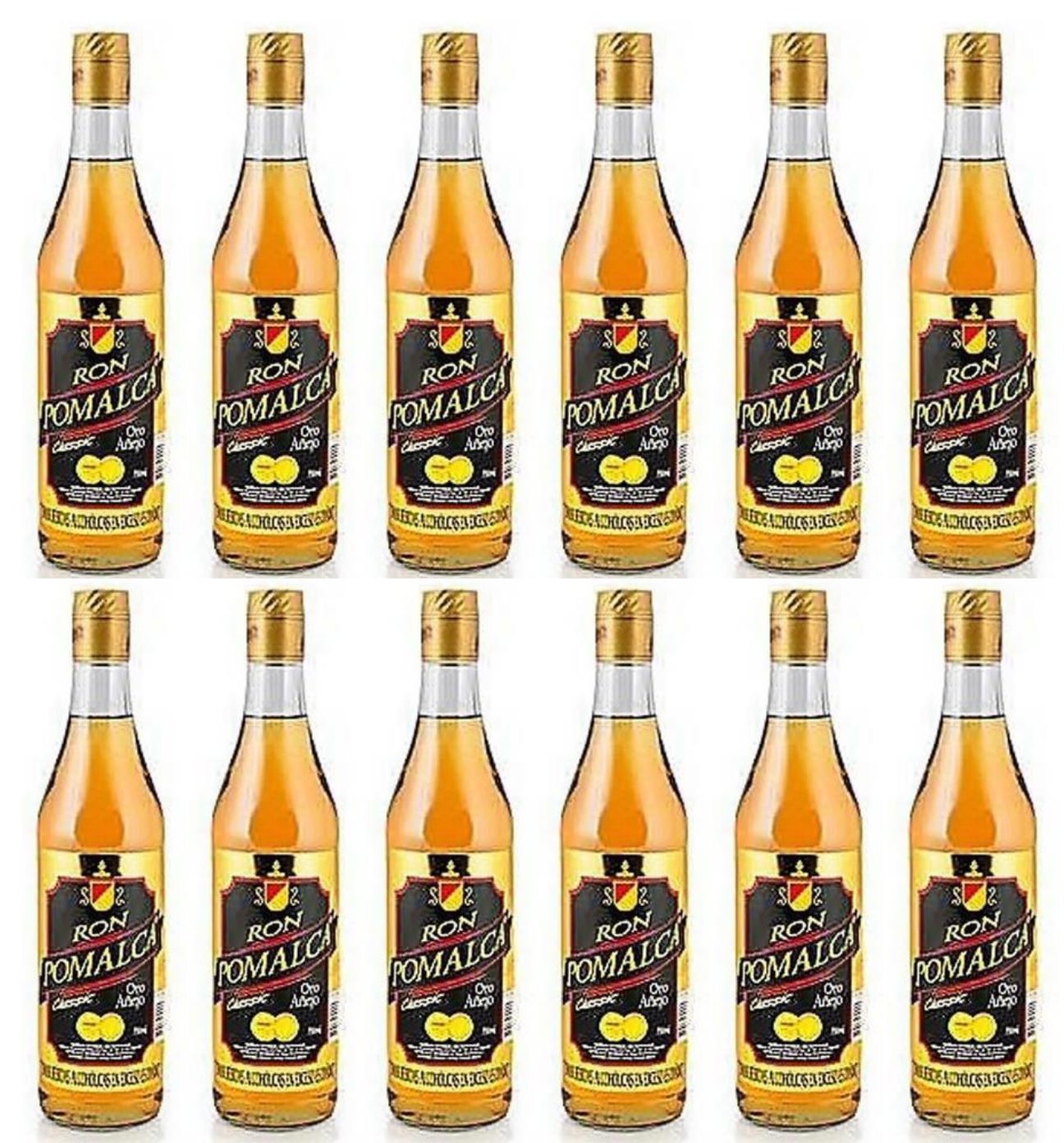 Ron Pomalca Oro Añejo 750ml - 12 UND