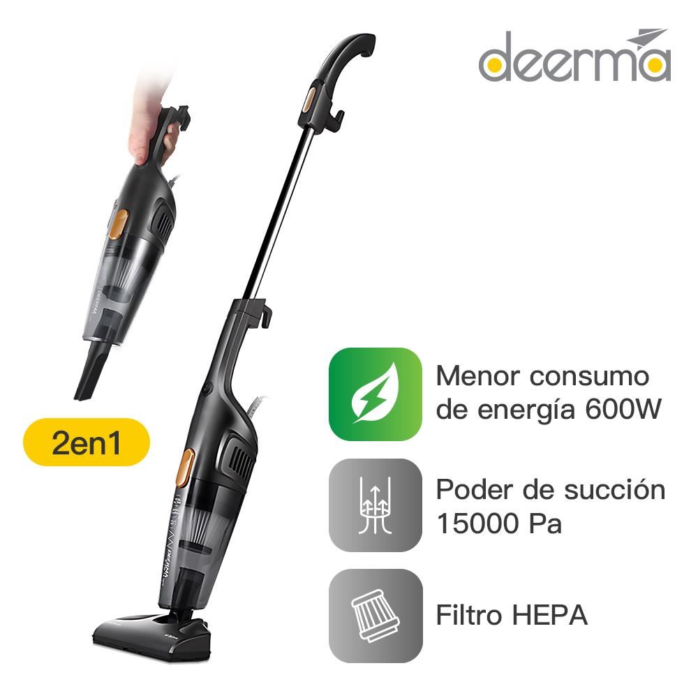Aspiradora Vertical 2 en 1 DX115C - 12000Pa Filtro HEPA
