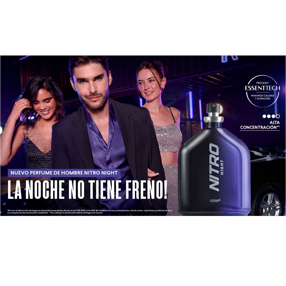 Perfume para Hombre Nitro Night Cyzone