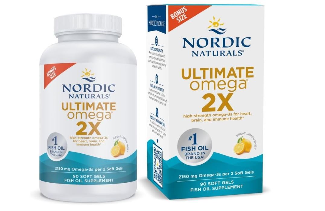 Nordic Naturals Ultimate Omega 2X 2150mg EPA DHA 90 Softgels