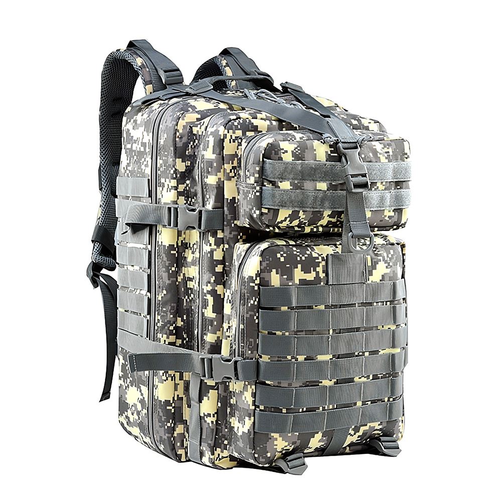 Mochila Strek 50L Viajera Impermeable Camuflado