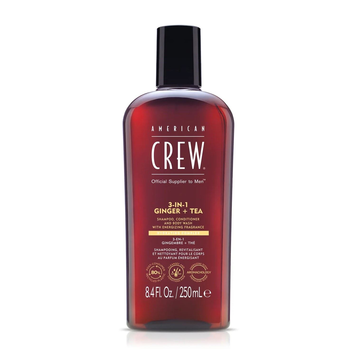 Shampoo Condition y Body Wash 3 en 1 Energizing  American Crew