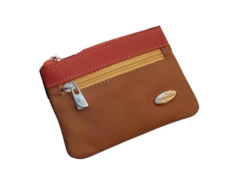 Juvenil Monedero de cuero para mujer