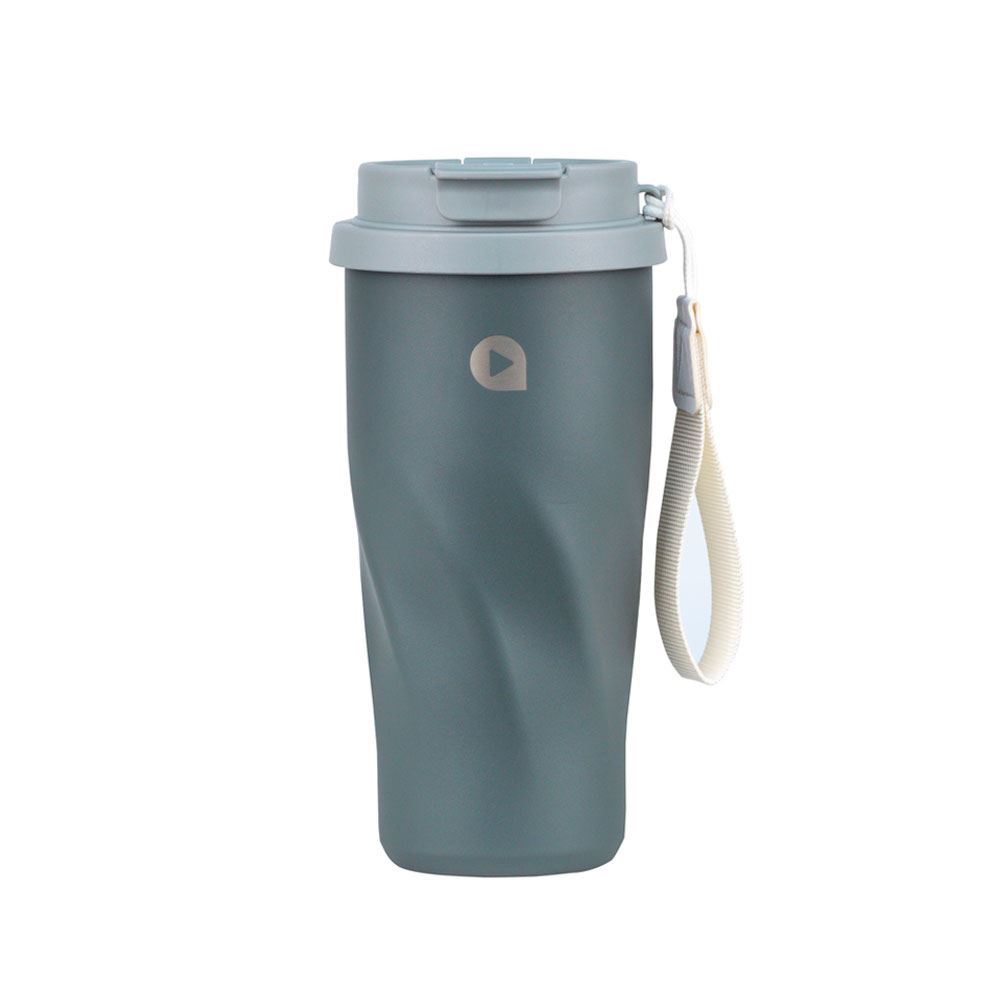 Vaso Aqua Mug Scool 500 ML doble toma Graphite Acero 400433