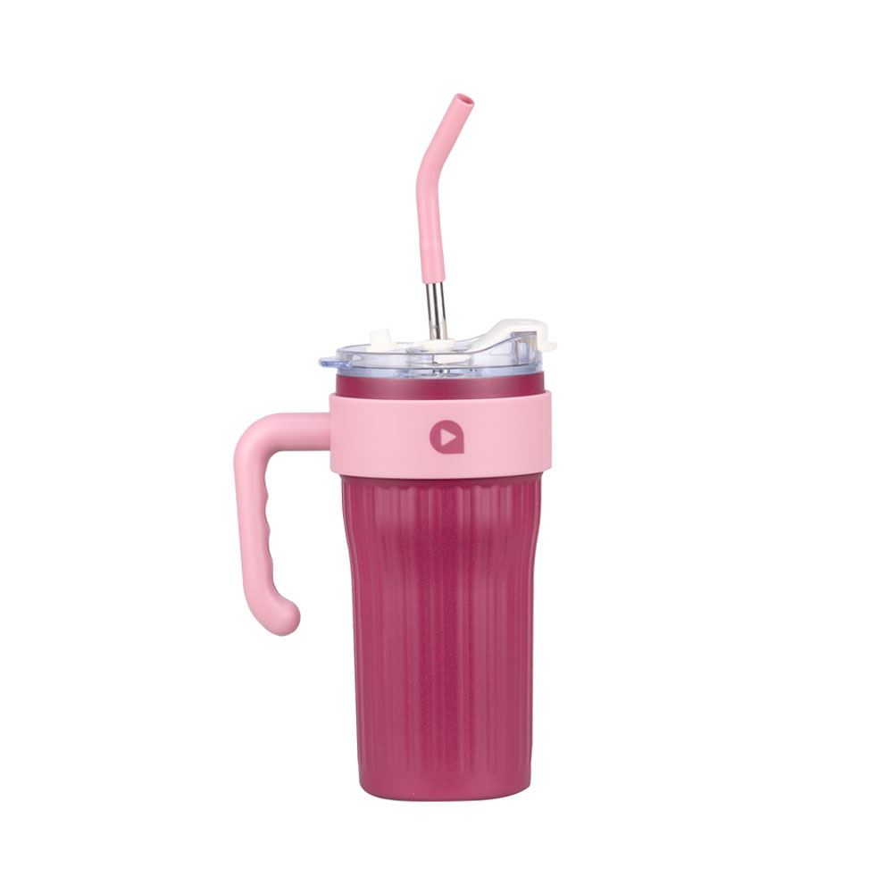 Vaso Tumbler Fluid Scool 800ml Acero Raspberry 400445