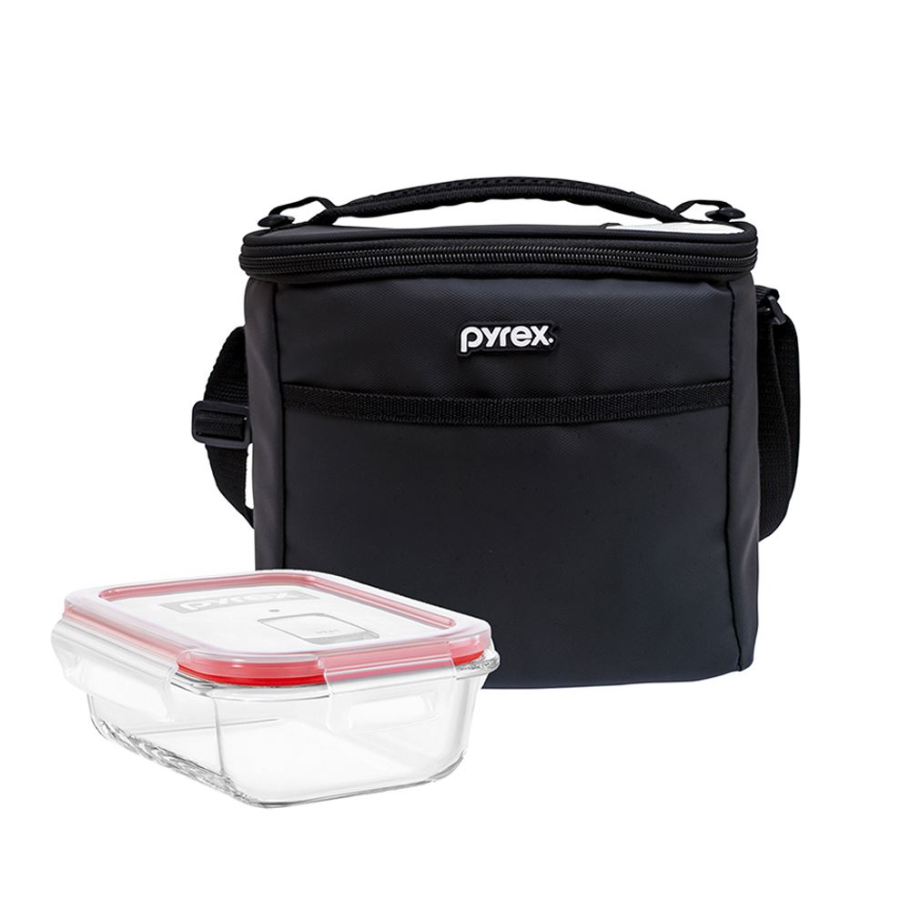 Lonchera Pyrex Juvenil Tottem Black+Taper 650ml-300381