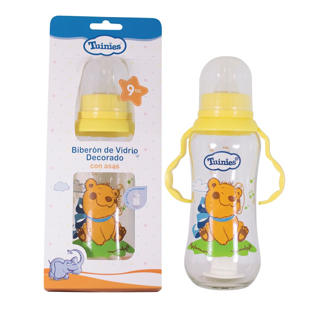 Biberón Tuinies Vidrio 9 Oz - Unidad 1 UN