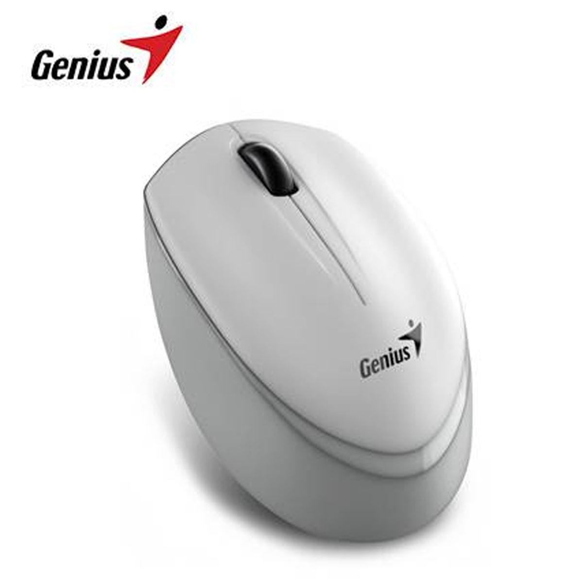 Mouse Genius Nx-7009 Wireless Blueeye Ergonomico White Grey