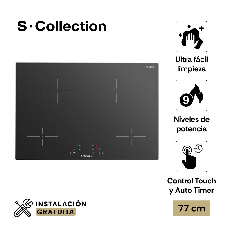 Encimera de Inducción SCollection 77 cm