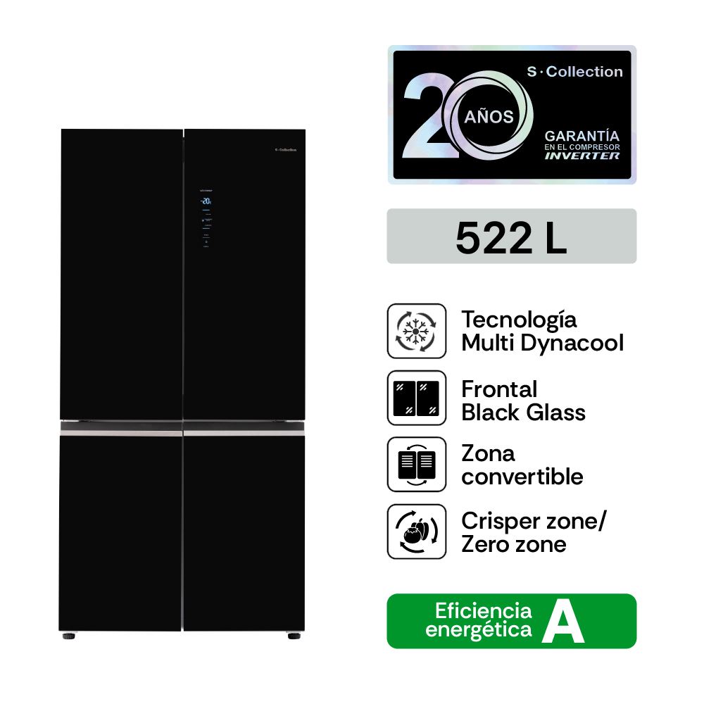 Refrigeradora Scollection Berlin 4P 522L