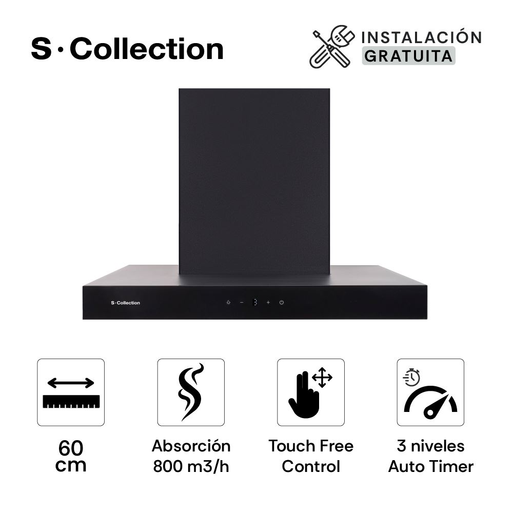 Campana Decorativa Scollection Glasslux 60Cm