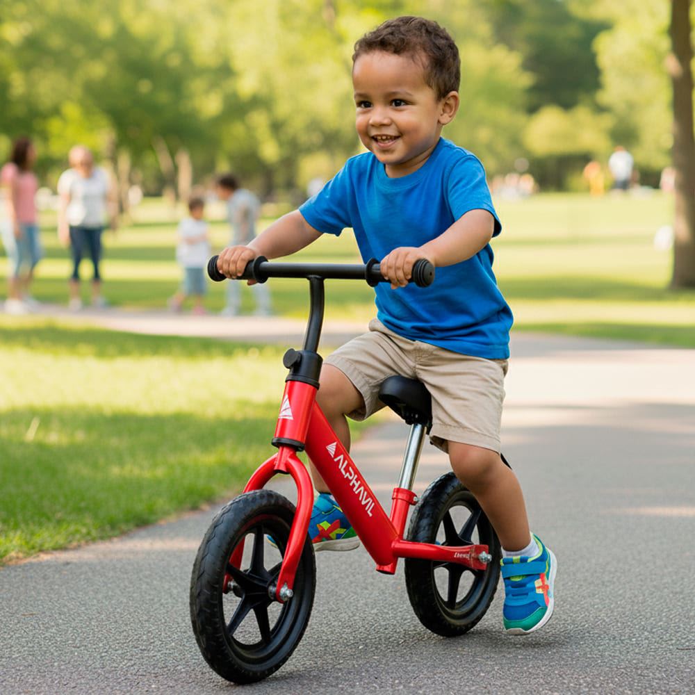 Bicicleta de Balance para Niños Alphavil BX1 Rojo