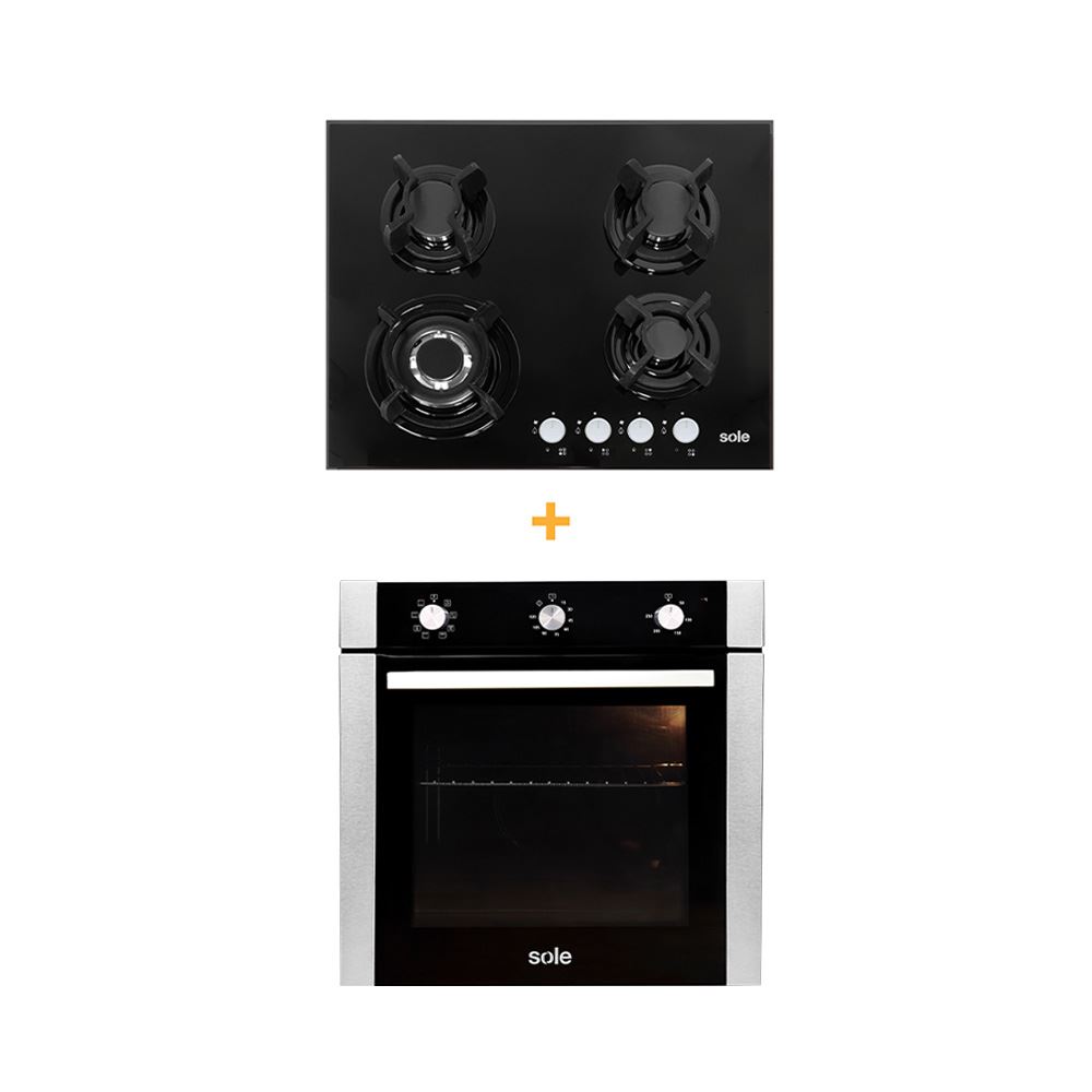 Set Encimera 3120SOLCO034 + Horno Empotrable 3120SOLHO010V3