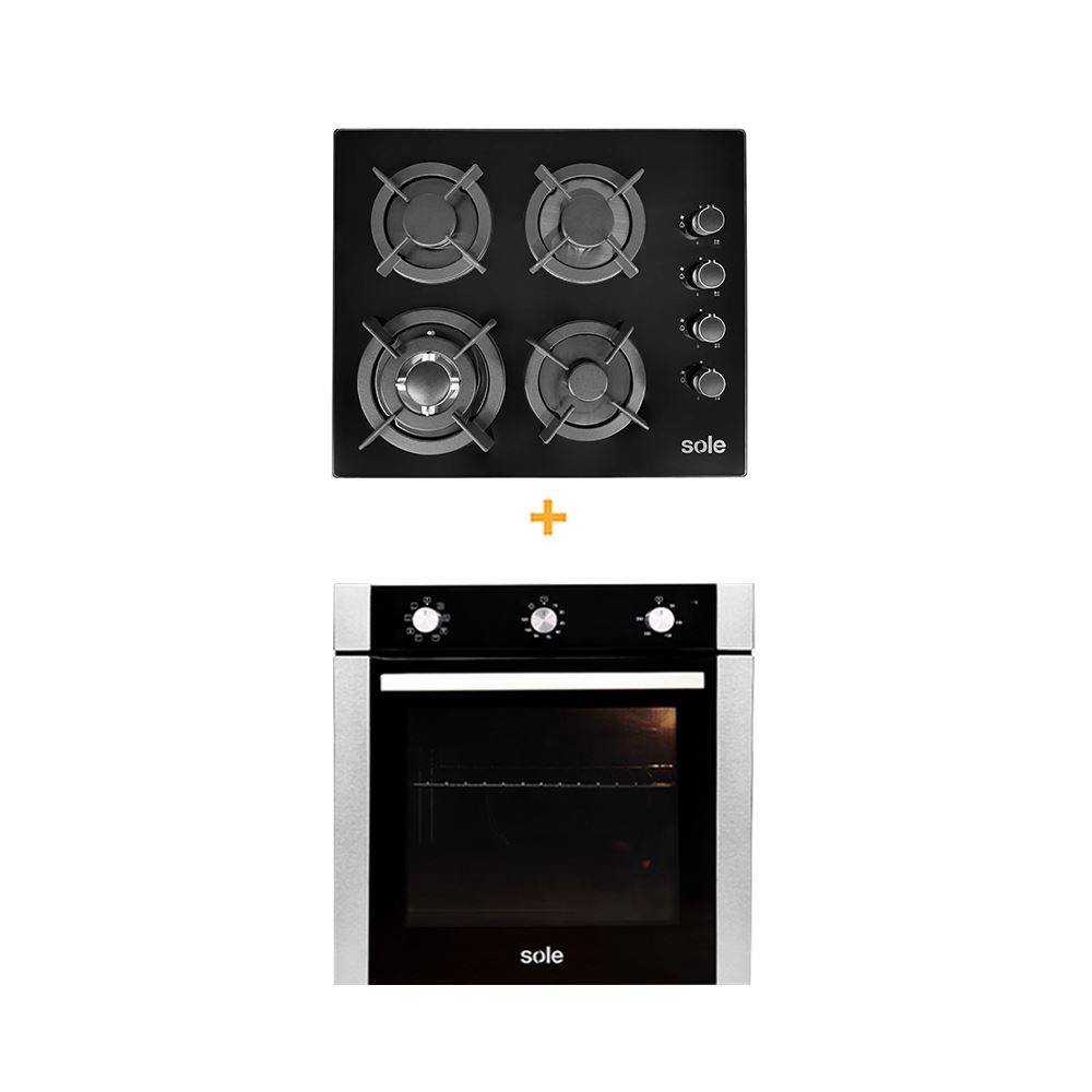 Set Encimera 3120SOLCO068 + Horno Empotrable 3120SOLHO010V3