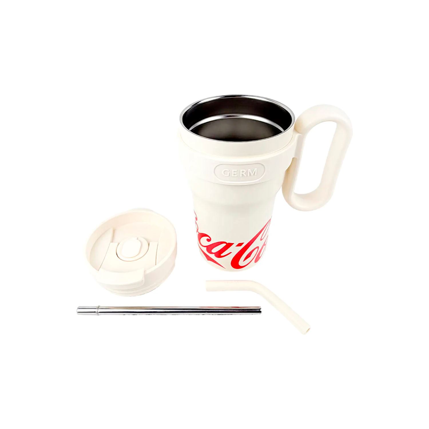 Vaso térmico Germ Coca‑Cola Blanco Estelar 750ml