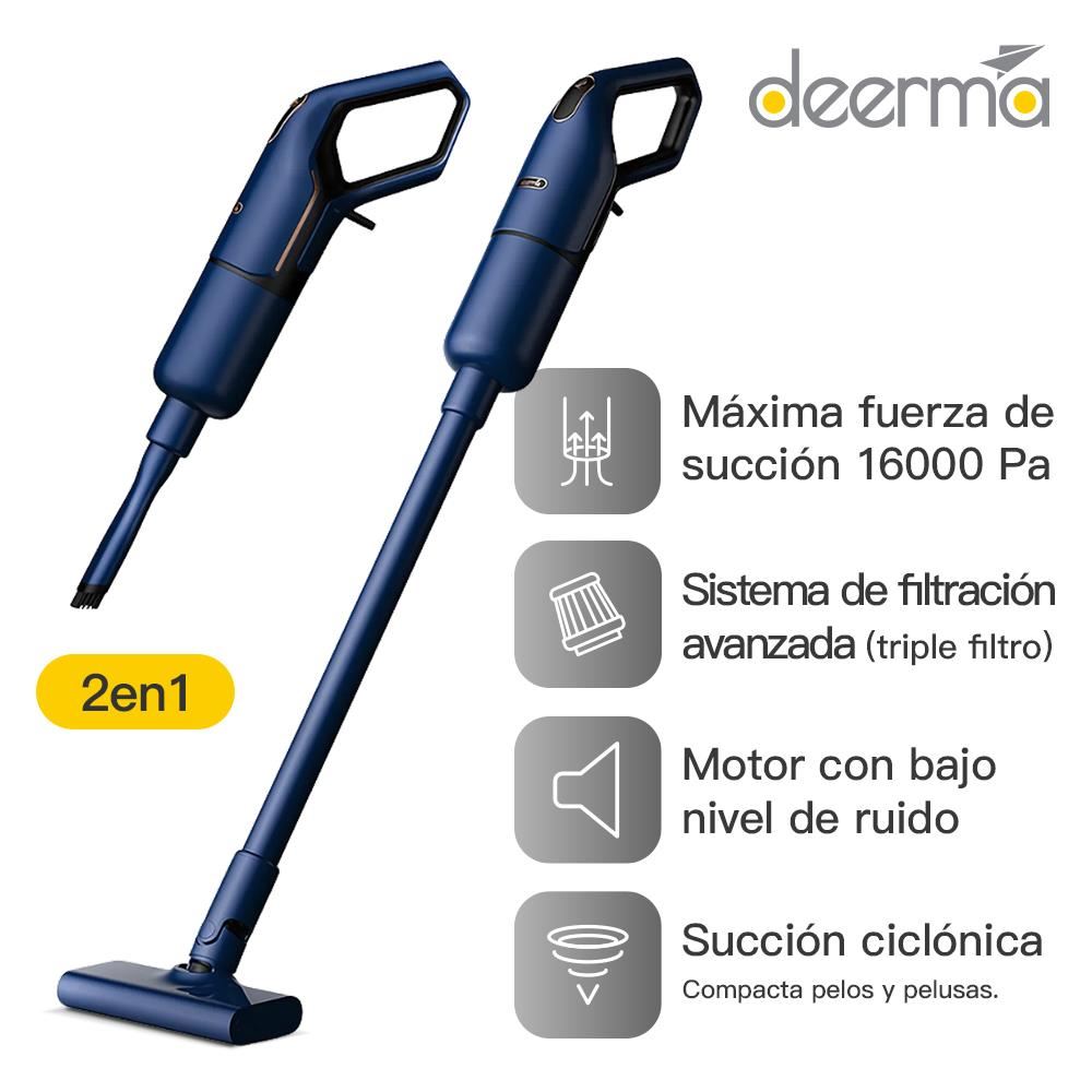 Aspiradora Vertical y de Mano Deerma DX1000 - 2 en 1