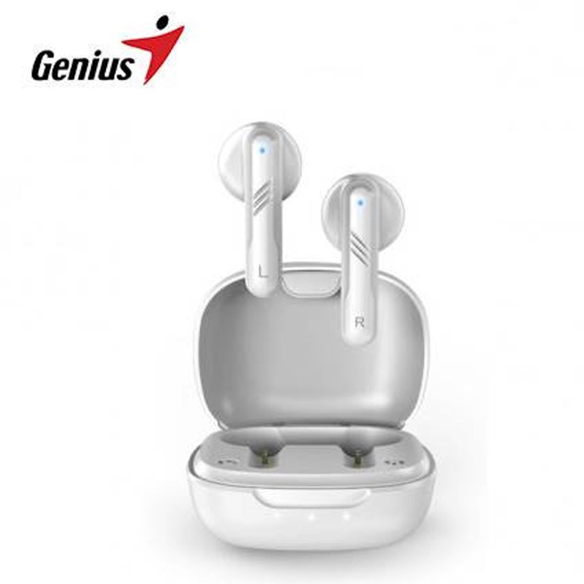 AUDIFONO CON MICROFONO GENIUS HS-M905BT TRUE WIRELESS BLANCO