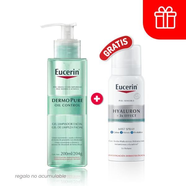 Eucerin Dermopure Gel Limpiador Facial - Frasco 200 ML