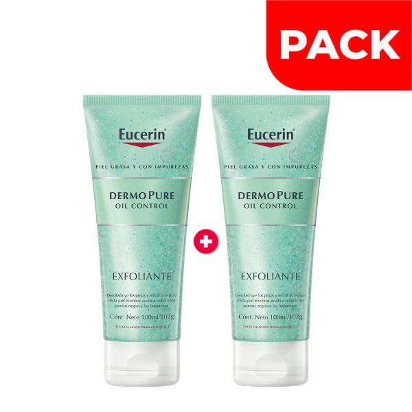 Dúo Pack Eucerin Dermopure Exfoliante - Frasco 100 ML
