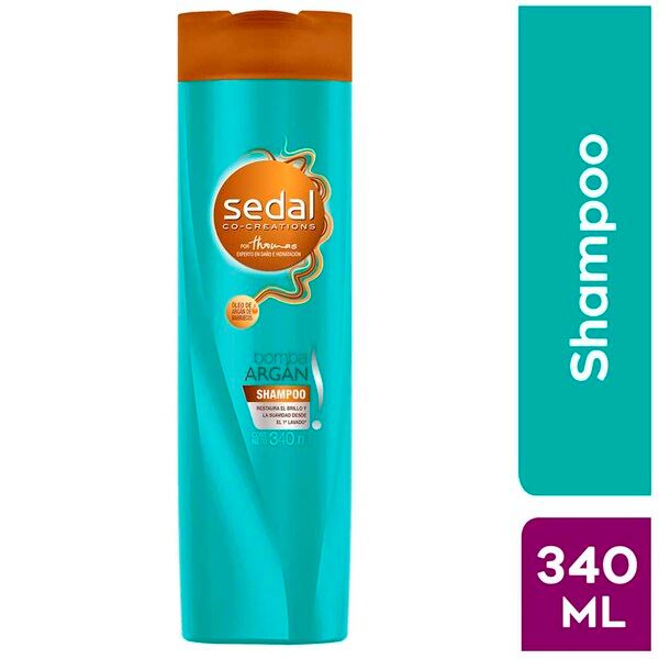 Shampoo Sedal Bomba Argán - Frasco 340 ML