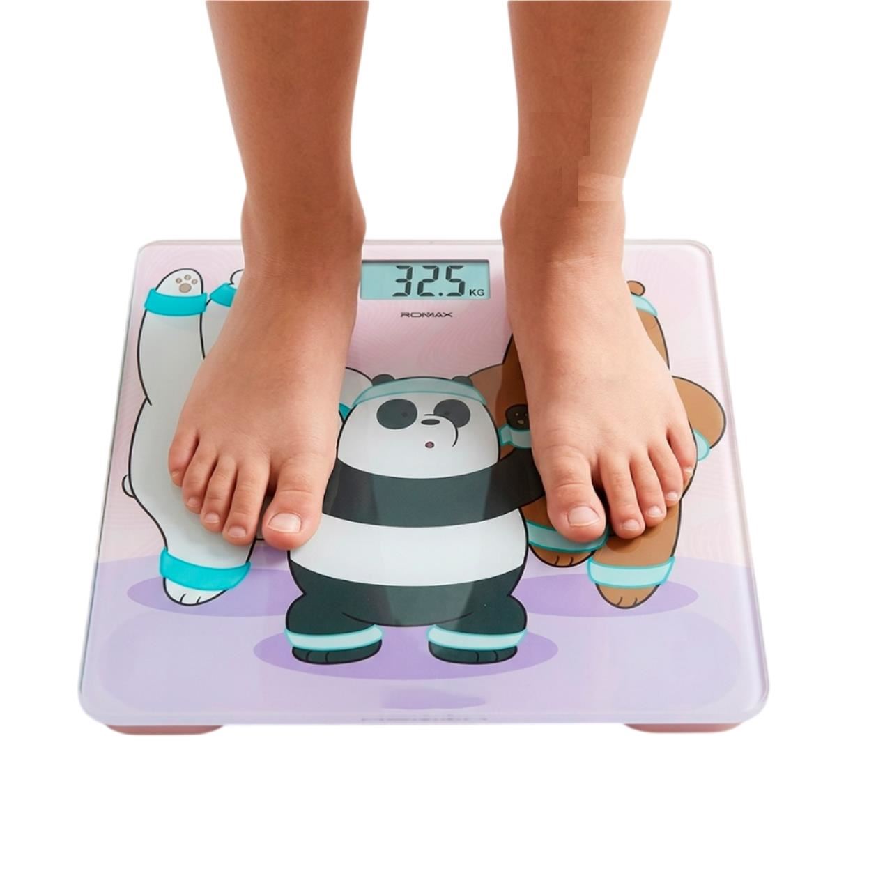 Balanza báscula para peso corporal a pila Diseño Escandalosos - hasta 180 kilos