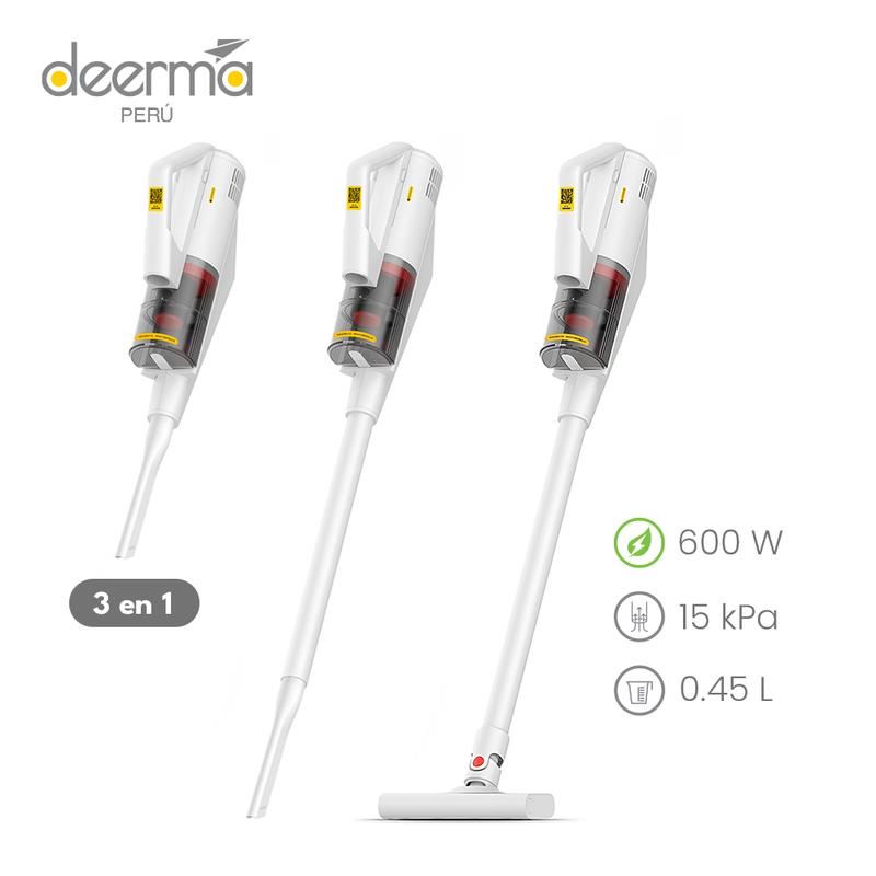 Aspiradora Deerma Ciclónica DX888 - 2 en 1 Vertical y De Mano