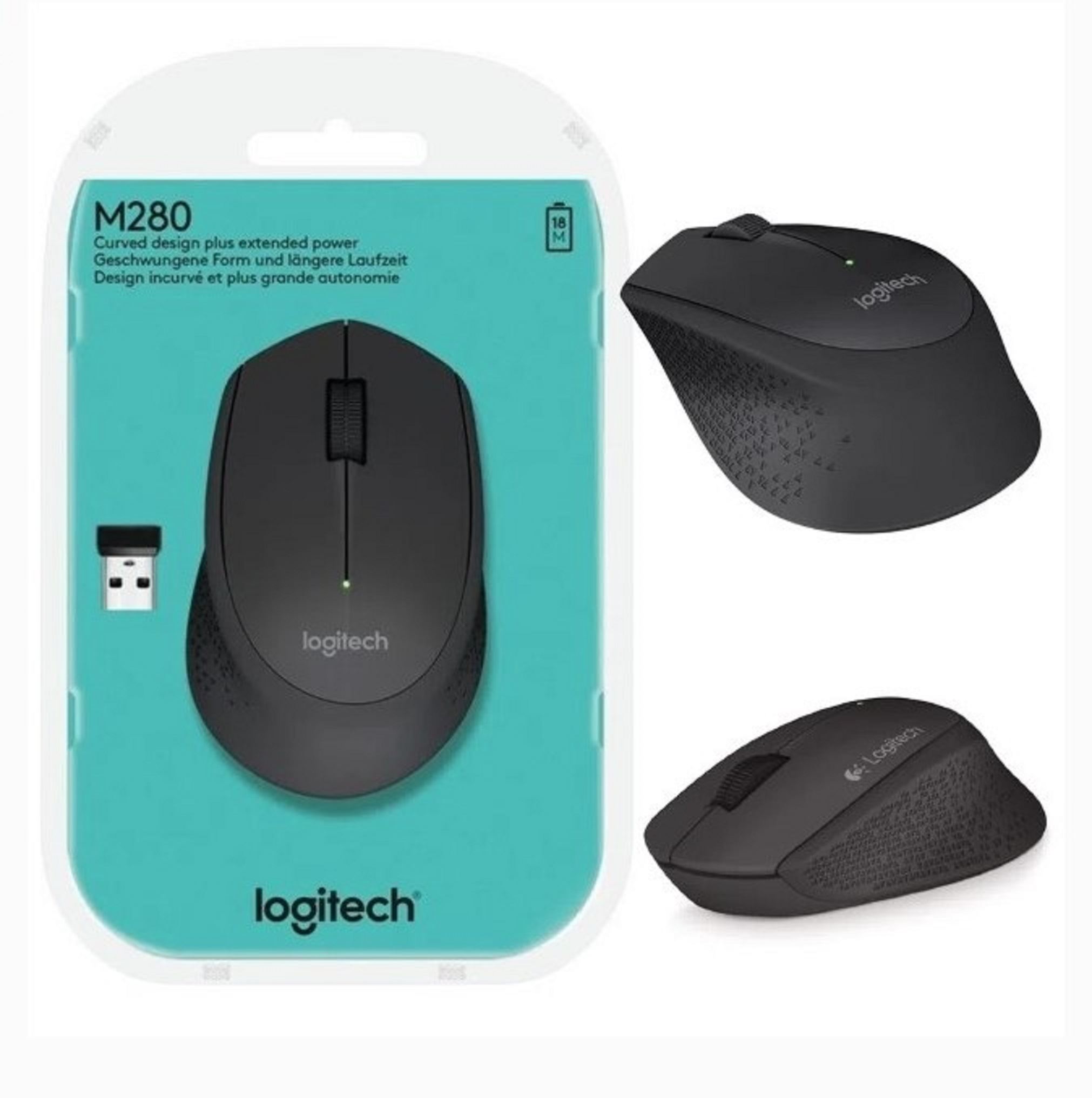Mouse Logitech M280 Wireless Black
