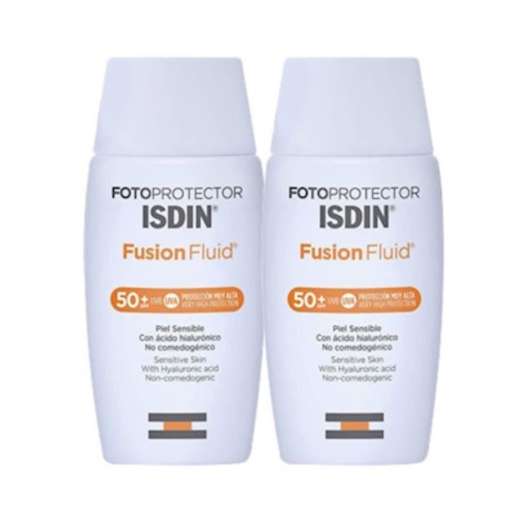 Duo ISDIN Fotoprotección Fusión Fluid SPF 50 x2
