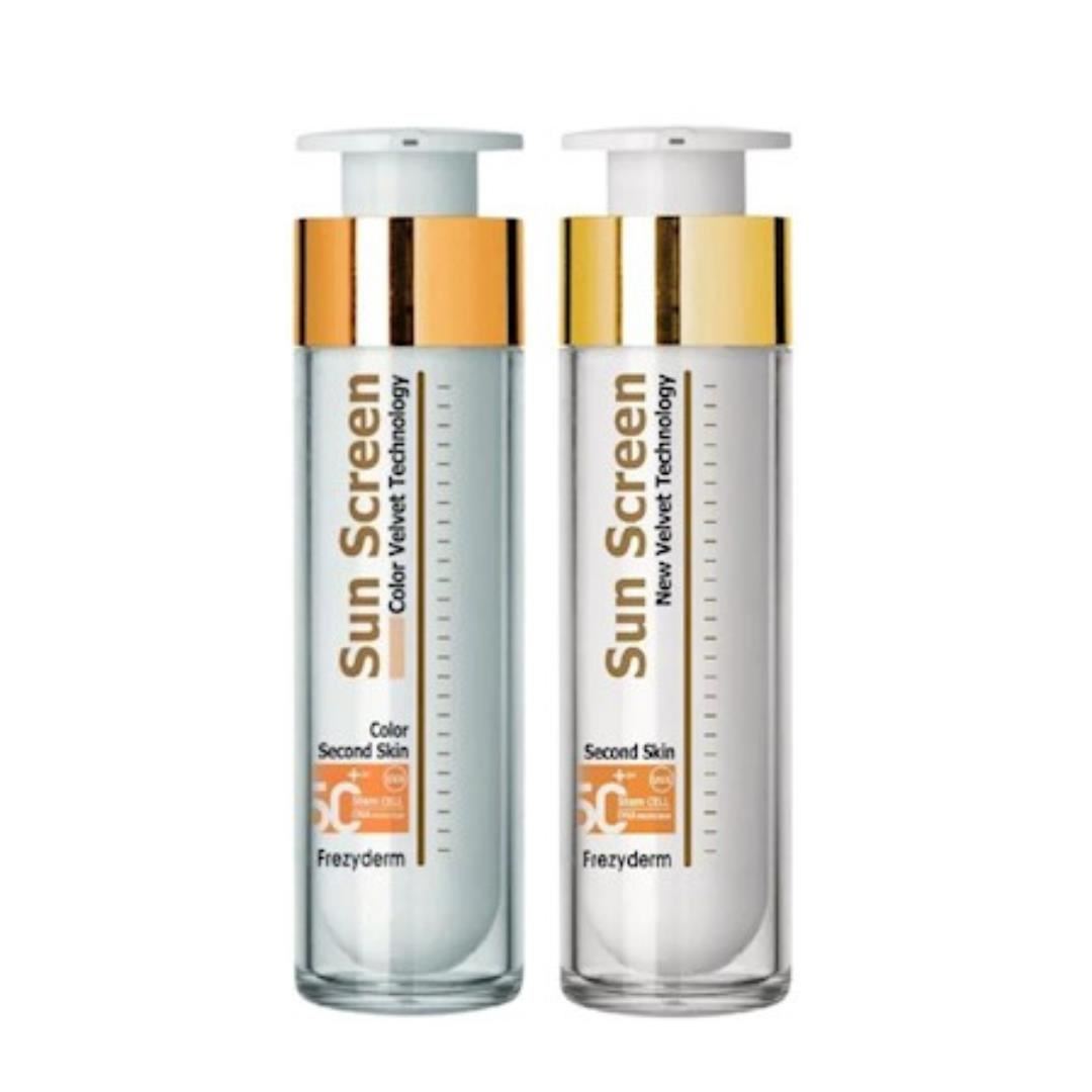 Duo Fotoprotector Sun Screen Velvet Face SPF50 50ml Con y Sin color
