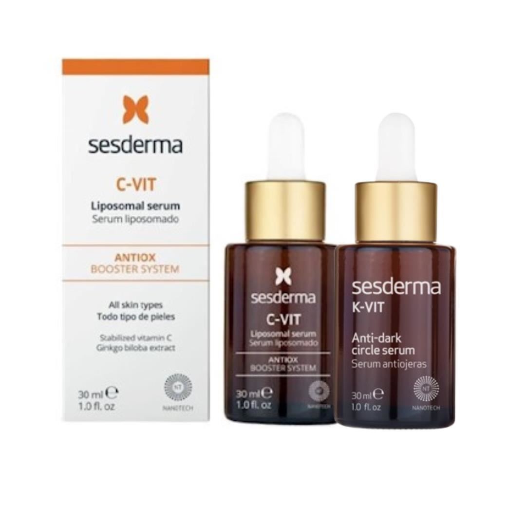 Sesderma Duo K-VIT Antiojeras 30 ml + C-Vit Liposomal Serum